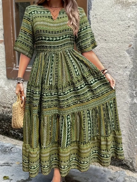 Plus Size All Over Print