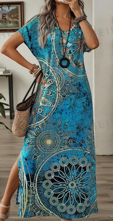Womens Vintage Floral Print