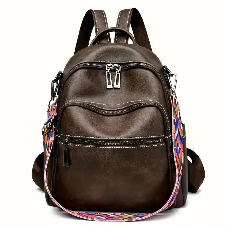 Purse For Women Fashion Faux Leather Convertible Shoulder Handbag Travel Bag