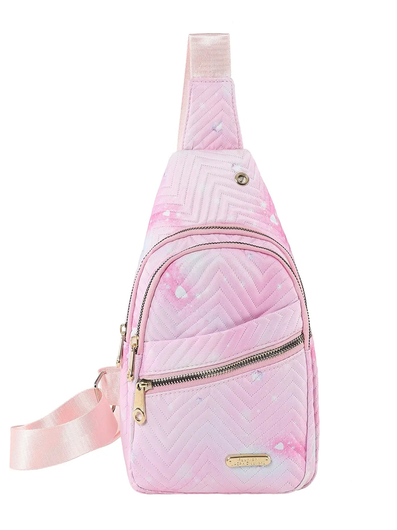 Crossbody Sling Bag - Adjustable Strap, Zip Closure, Perfect For Travel, Sports & Hiking