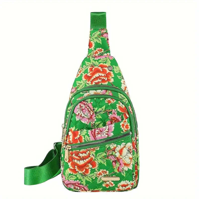 Crossbody Sling Bag - Adjustable Strap, Zip Closure, Perfect For Travel, Sports & Hiking