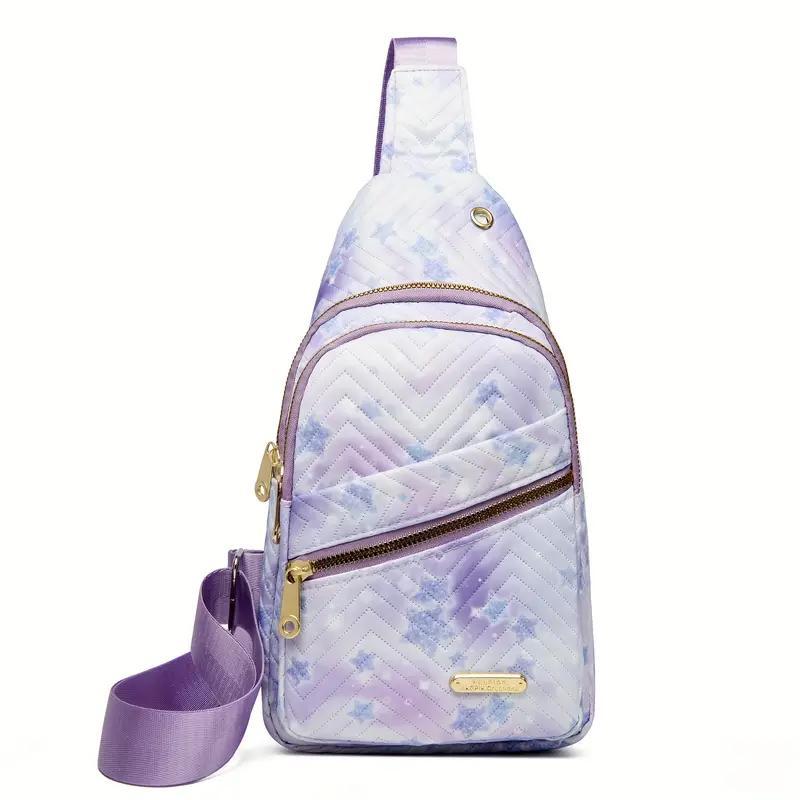 Crossbody Sling Bag - Adjustable Strap, Zip Closure, Perfect For Travel, Sports & Hiking