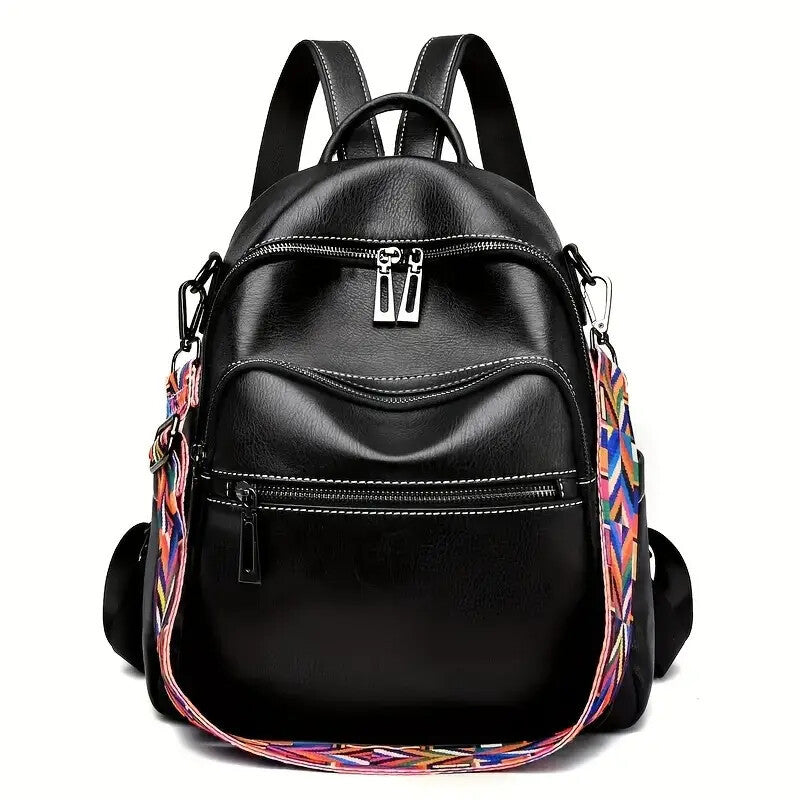 Purse For Women Fashion Faux Leather Convertible Shoulder Handbag Travel Bag