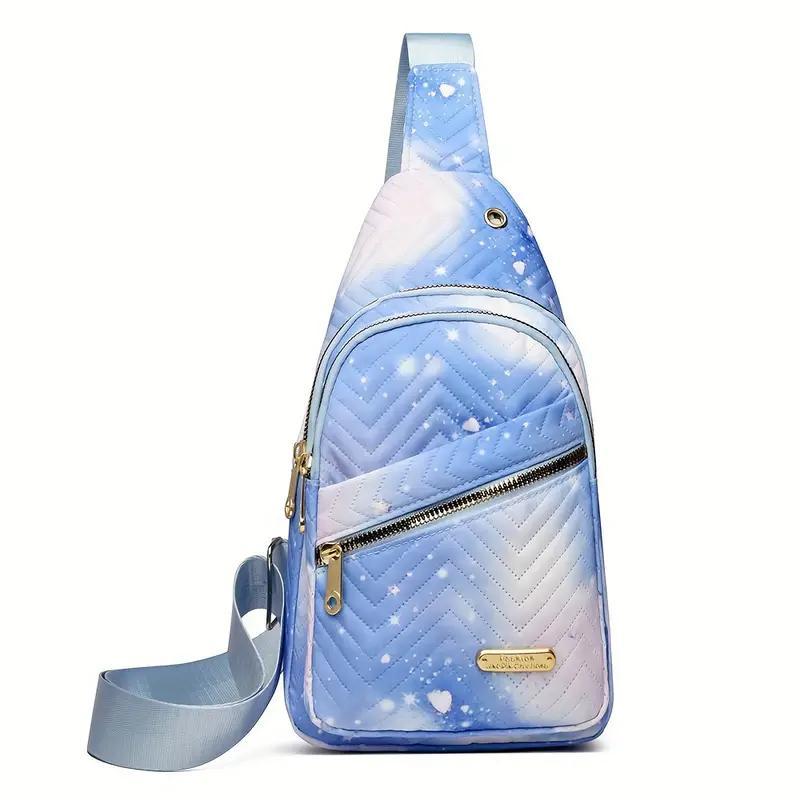 Crossbody Sling Bag - Adjustable Strap, Zip Closure, Perfect For Travel, Sports & Hiking