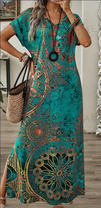 Womens Vintage Floral Print