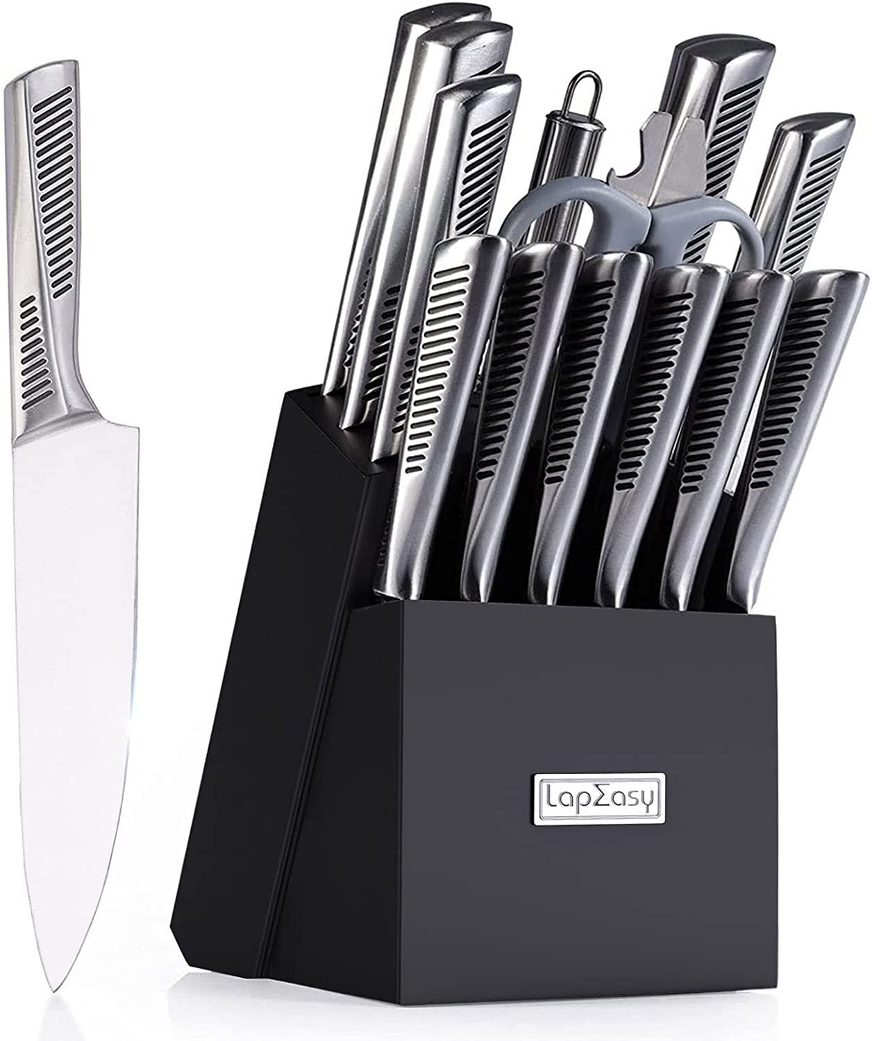 Kitchen Knife Set 15 Piece Knife Sets With Stainless Steel Hollow Handle