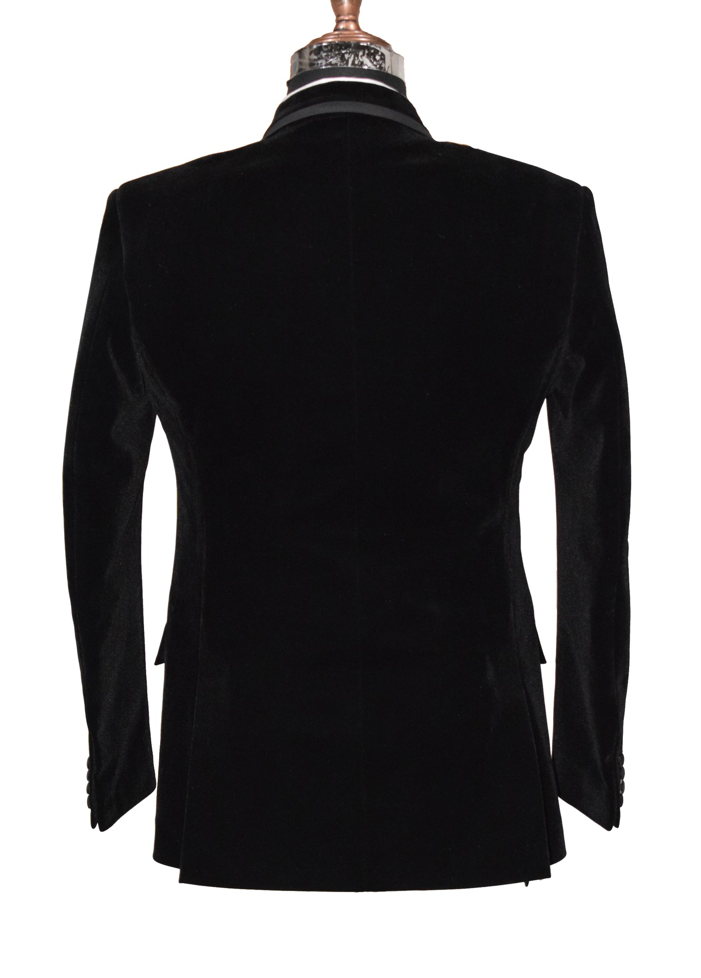 Men Black Velvet Smoking Jacket