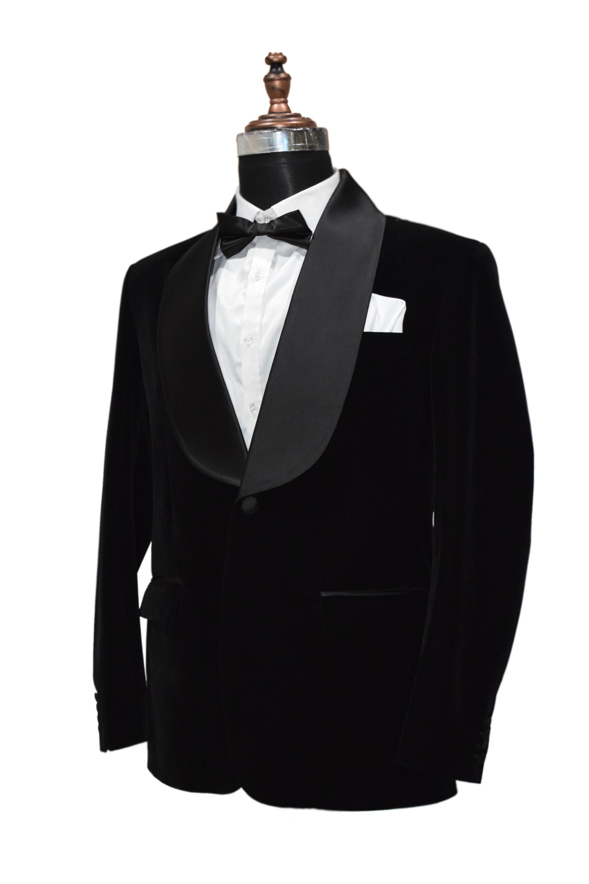 Men Black Velvet Smoking Jacket Classic Style for Perfect for Formal Nights