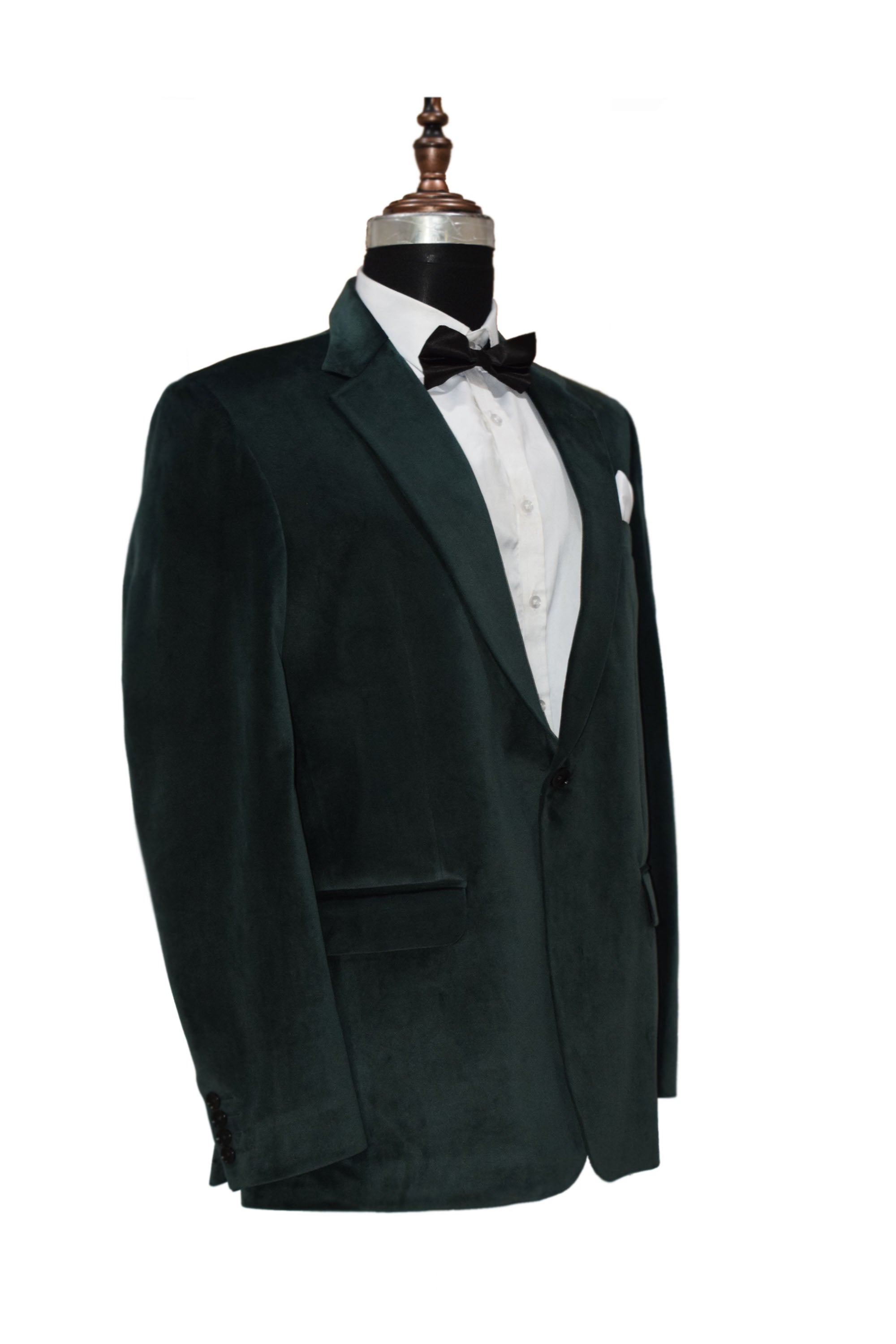 Men Green Velvet Perfect For Weddings & Business & Formal Events Suits
