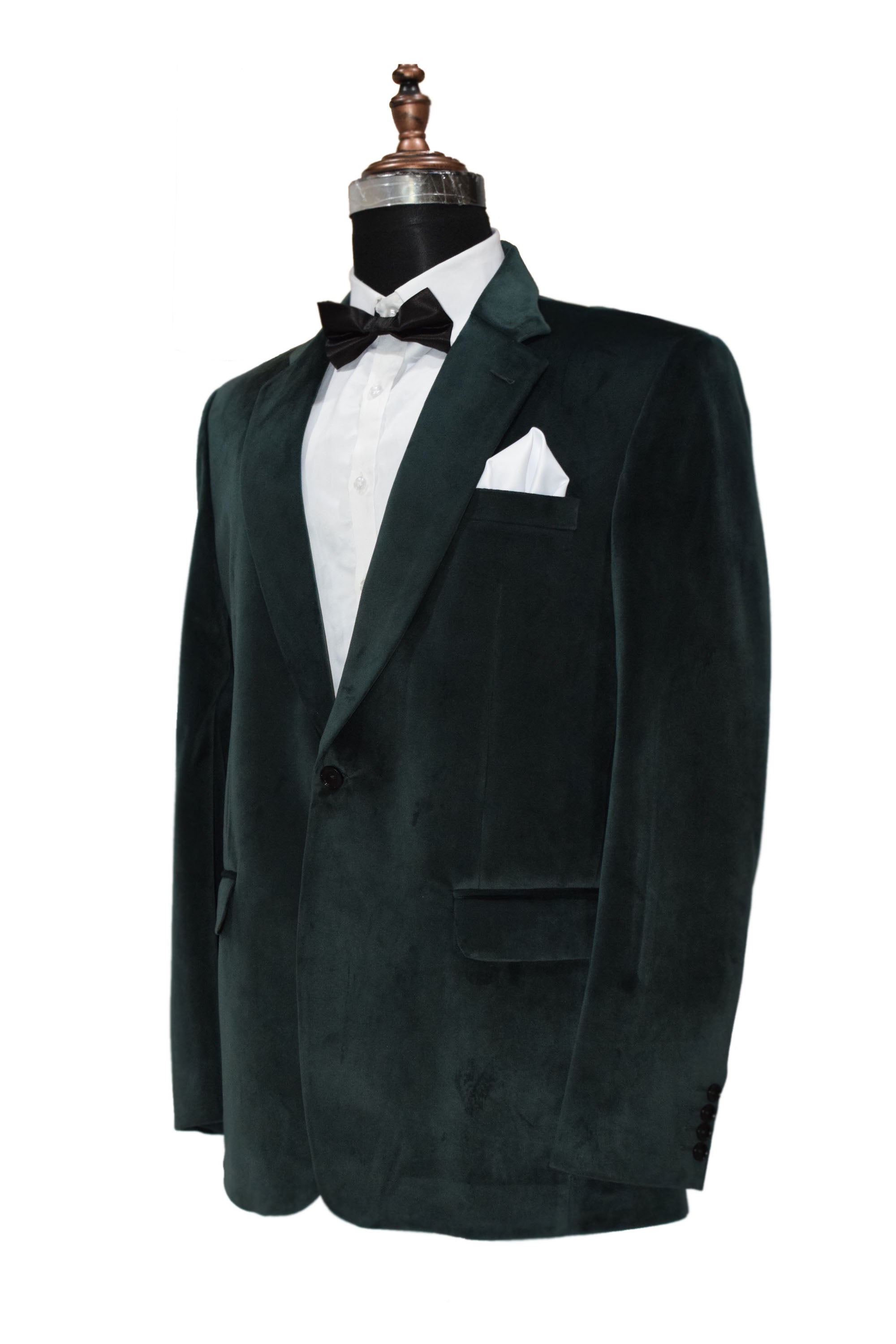 Men Green Velvet Perfect For Weddings & Business & Formal Events Suits