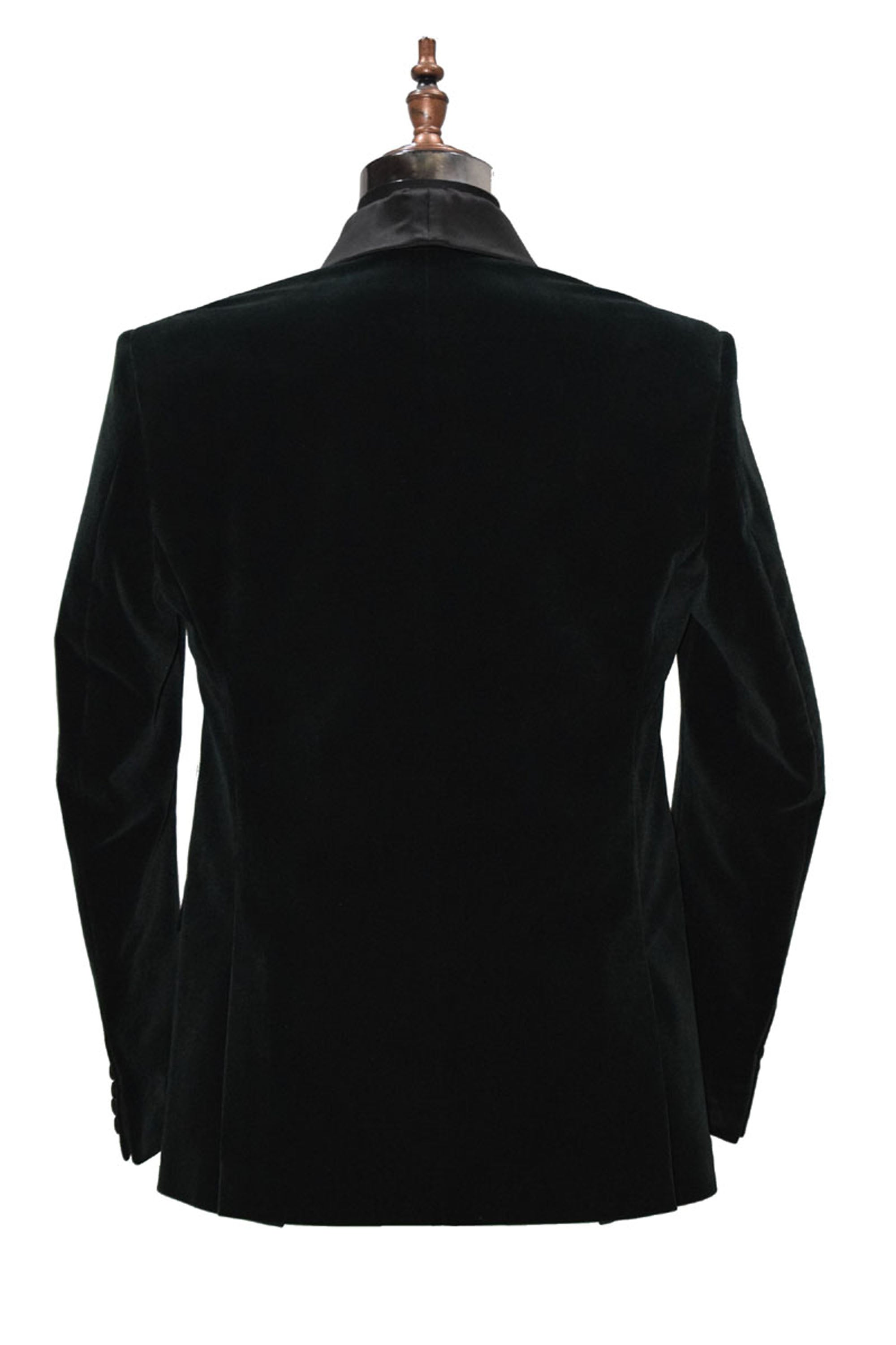 Men Green Velvet Smoking Jacket Classic Style for Timeless Evening Wear