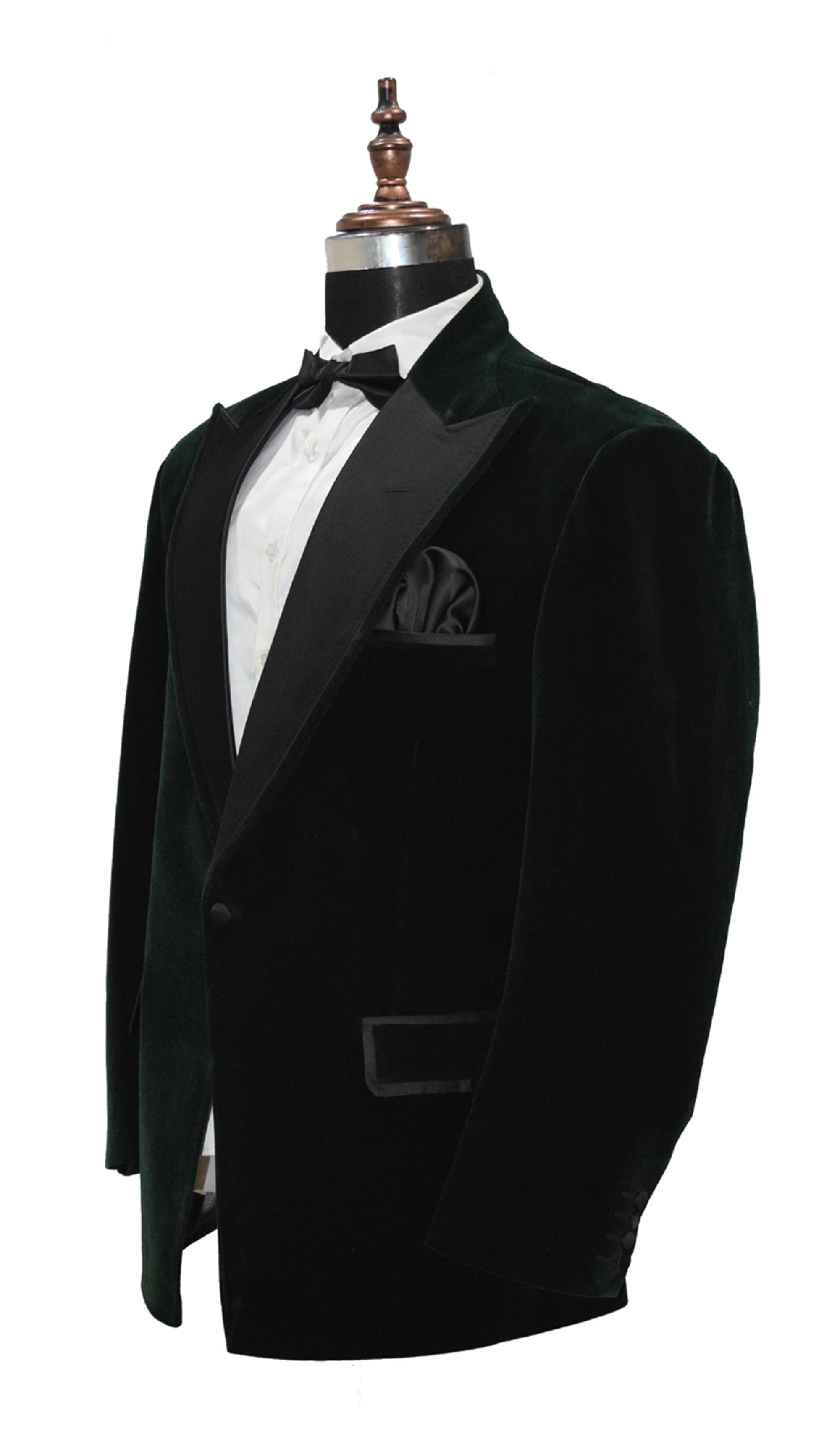Men Green Velvet Smoking Jacket Classic Style for Timeless Evening Wear