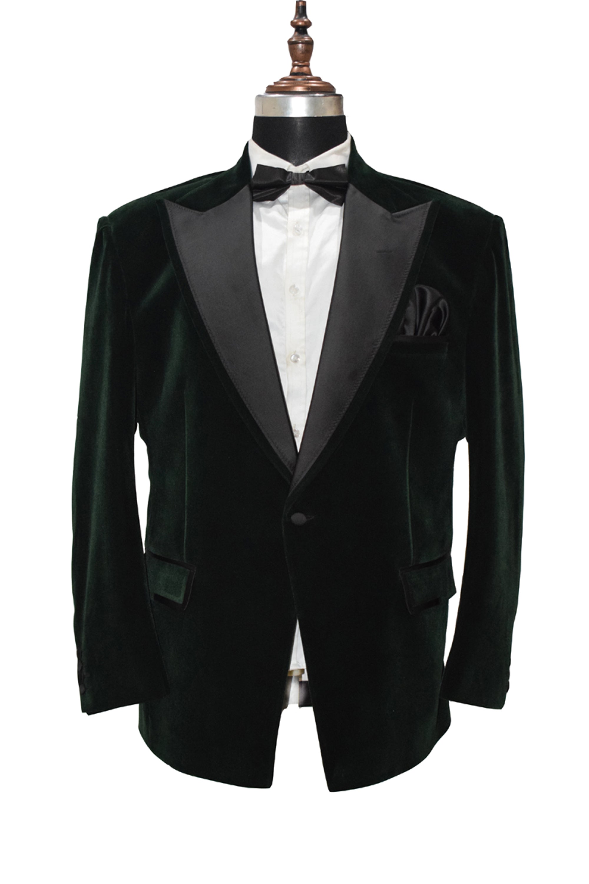 Men Green Velvet Smoking Jacket Classic Style for Timeless Evening Wear