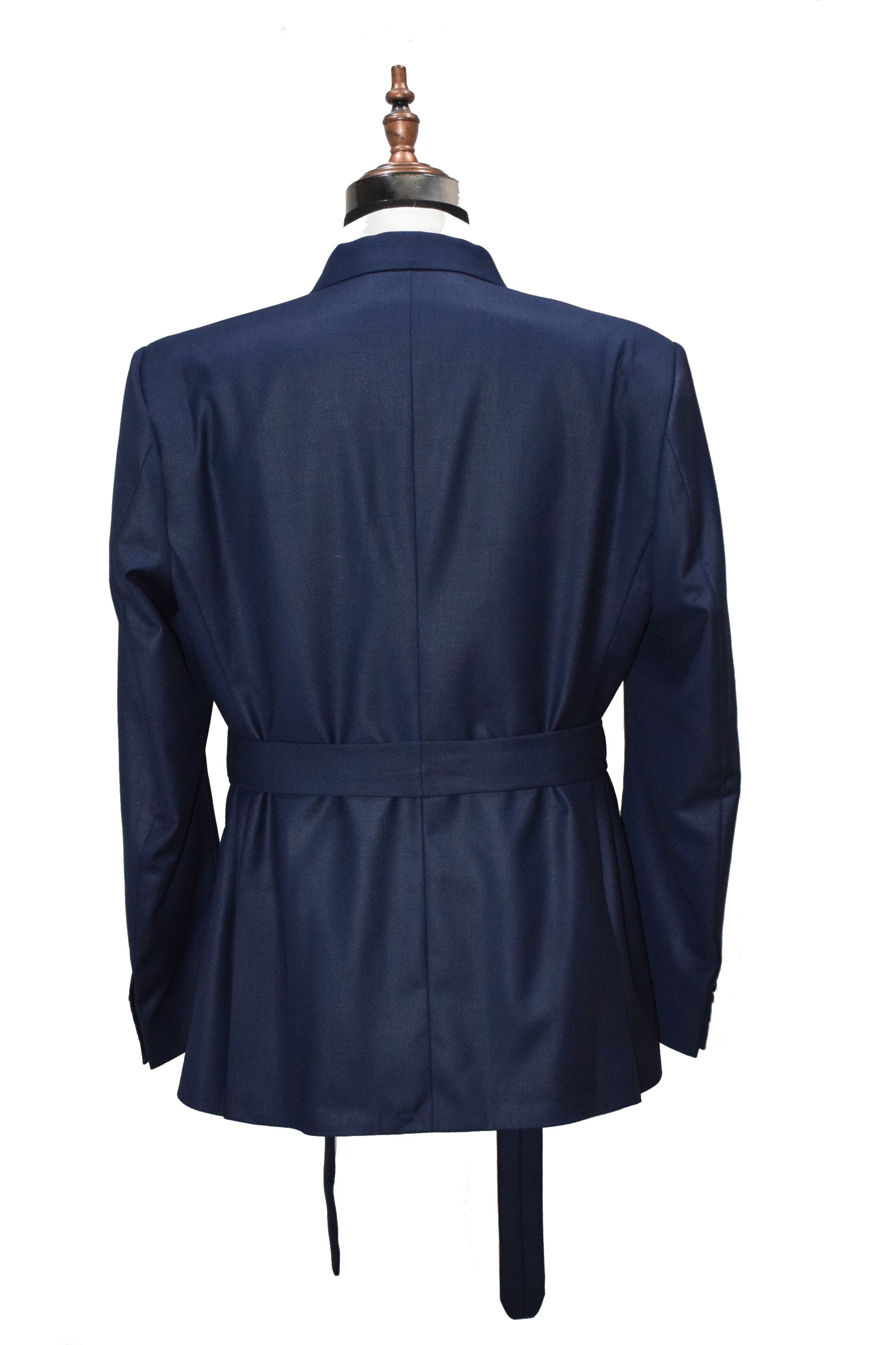 Men Navy Blue Perfect for Formal Occasions Party Wear Belt Suits