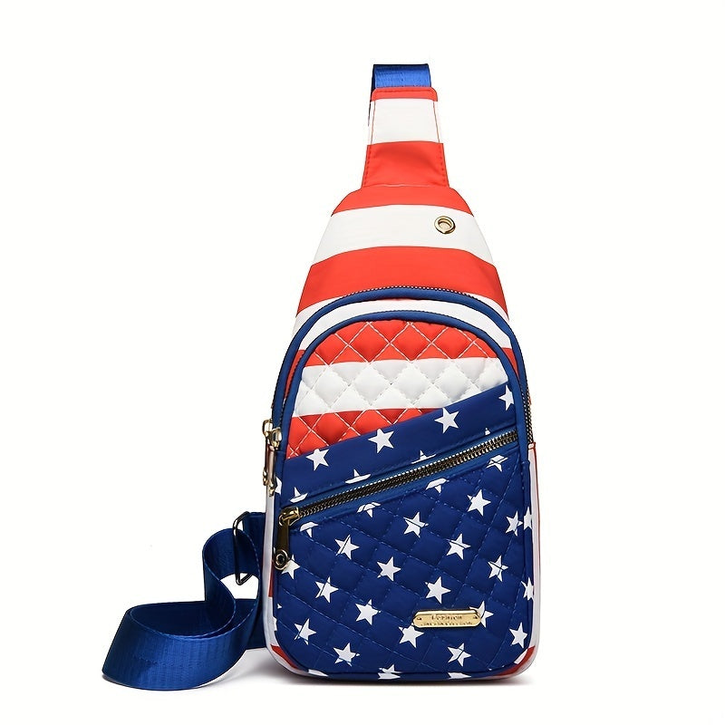 Crossbody Sling Bag - Adjustable Strap, Zip Closure, Perfect For Travel, Sports & Hiking