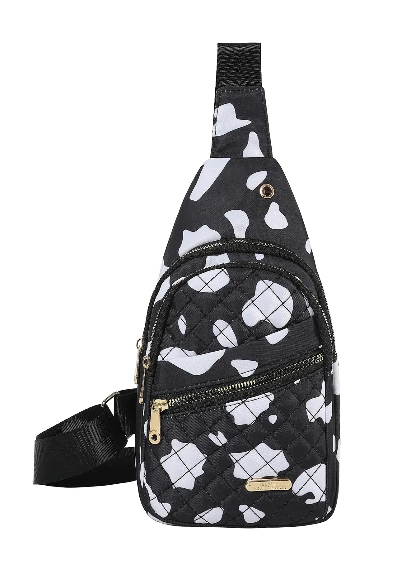 Crossbody Sling Bag - Adjustable Strap, Zip Closure, Perfect For Travel, Sports & Hiking