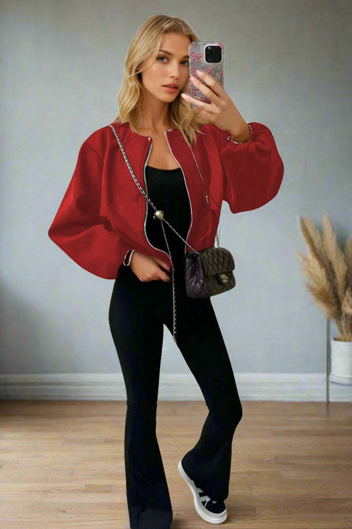 Women Stylish Zip Up