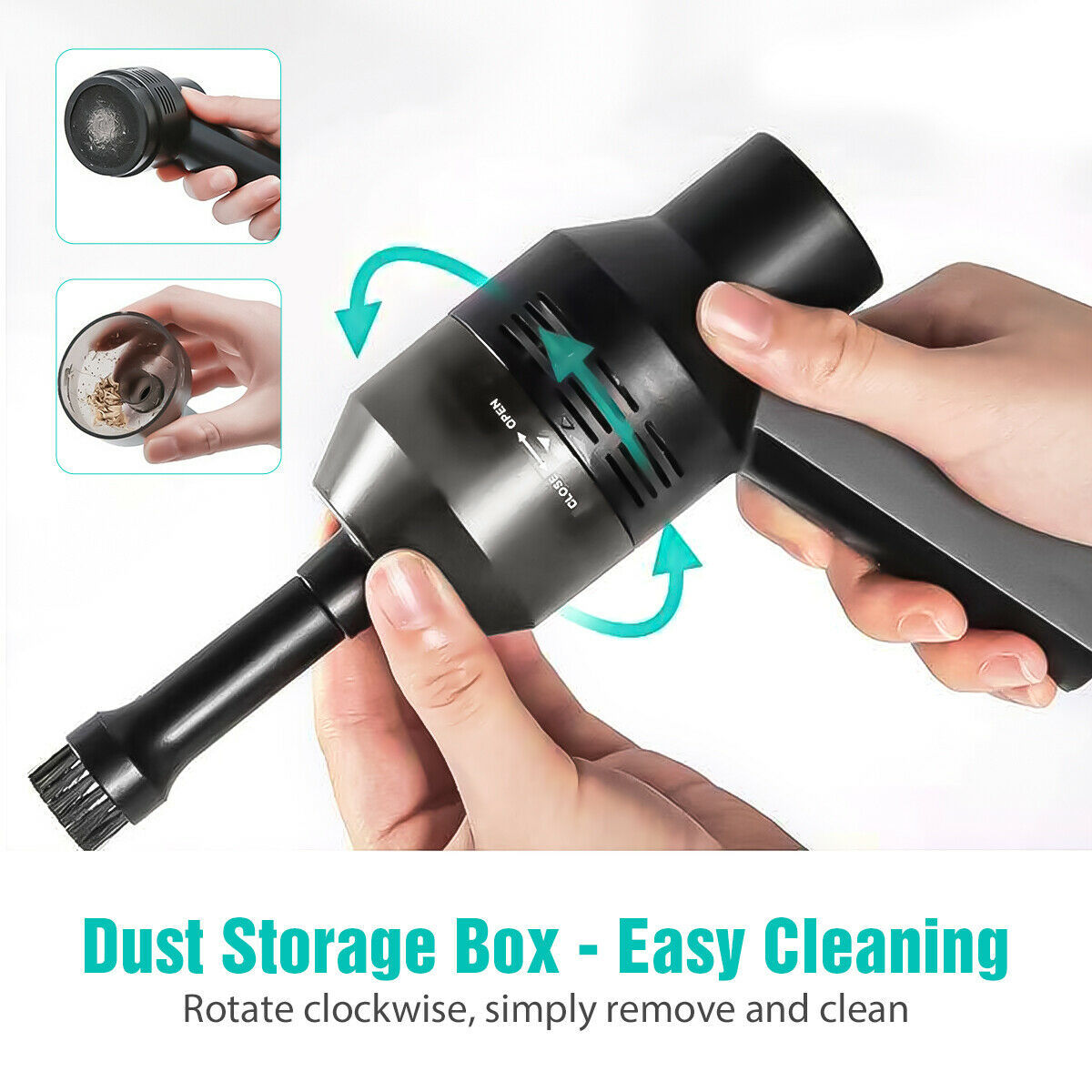 Vacuum Cleaner USB Keyboard Cordless Computer Cleaners Rechargeable