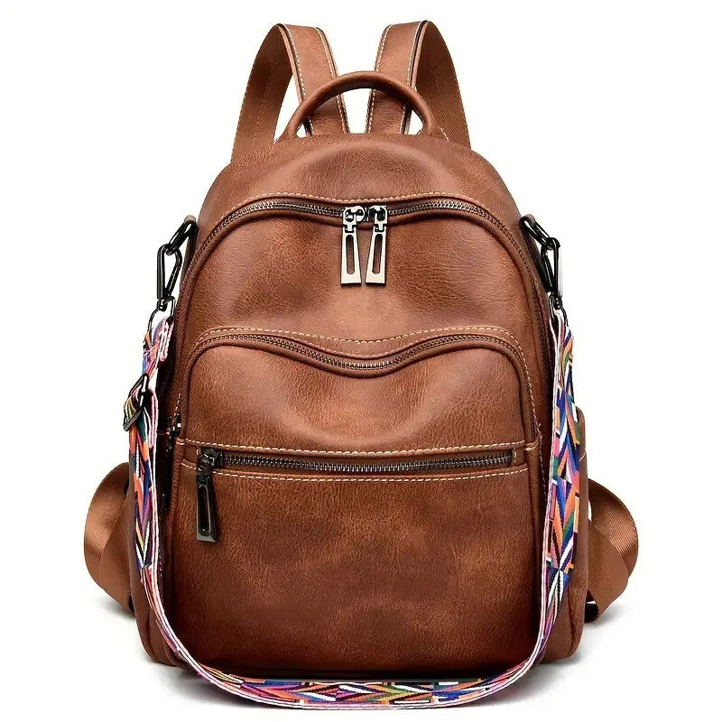 Purse For Women Fashion Faux Leather Convertible Shoulder Handbag Travel Bag