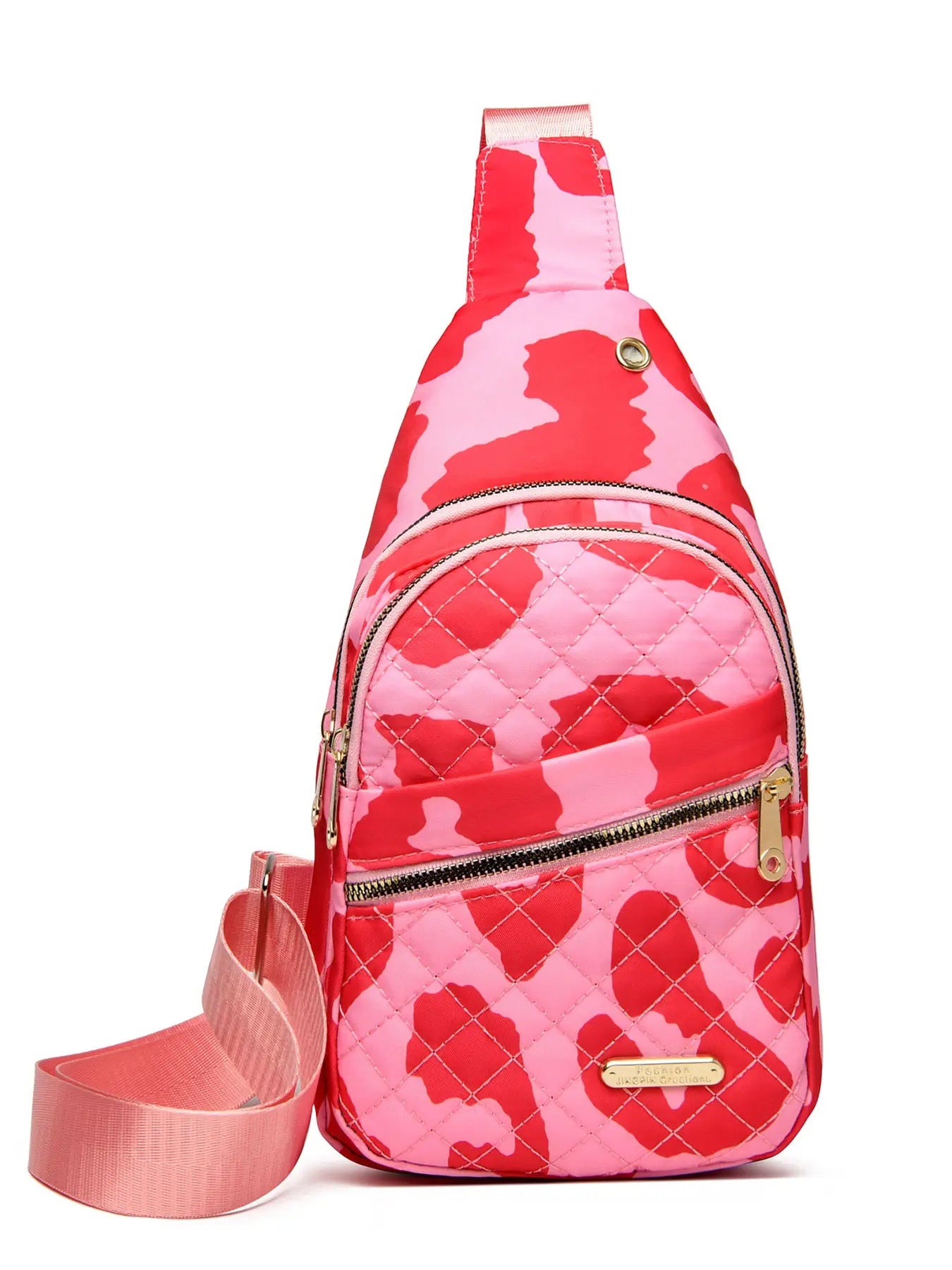 Crossbody Sling Bag - Adjustable Strap, Zip Closure, Perfect For Travel, Sports & Hiking