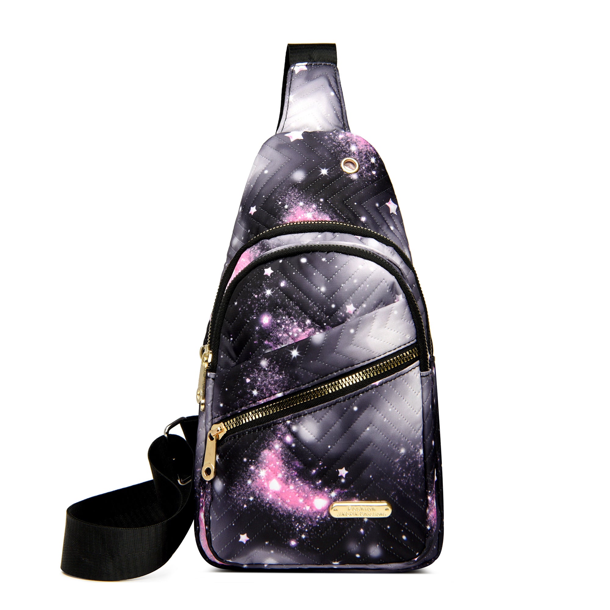 Crossbody Sling Bag - Adjustable Strap, Zip Closure, Perfect For Travel, Sports & Hiking